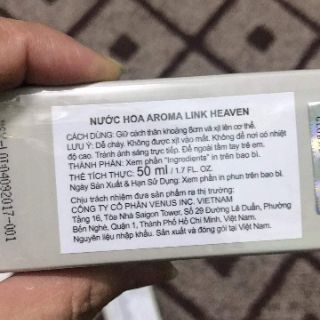 Nước hoa aroma link heaven