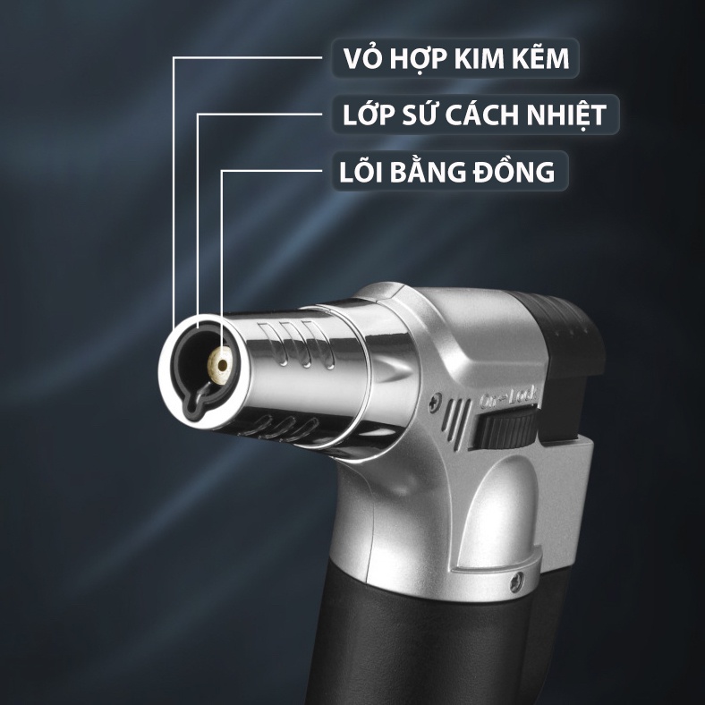 Đèn khò cầm tay mini JC-606 (đầu khò kim loại)