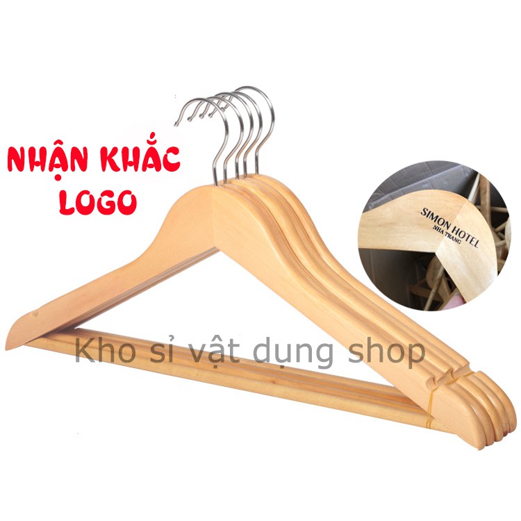 100 Móc Gỗ vàng Thanh Ngang 44.5cm