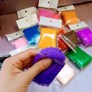 Bịch 12 gói đất sét superclay, đất sét nhẹ làm slime