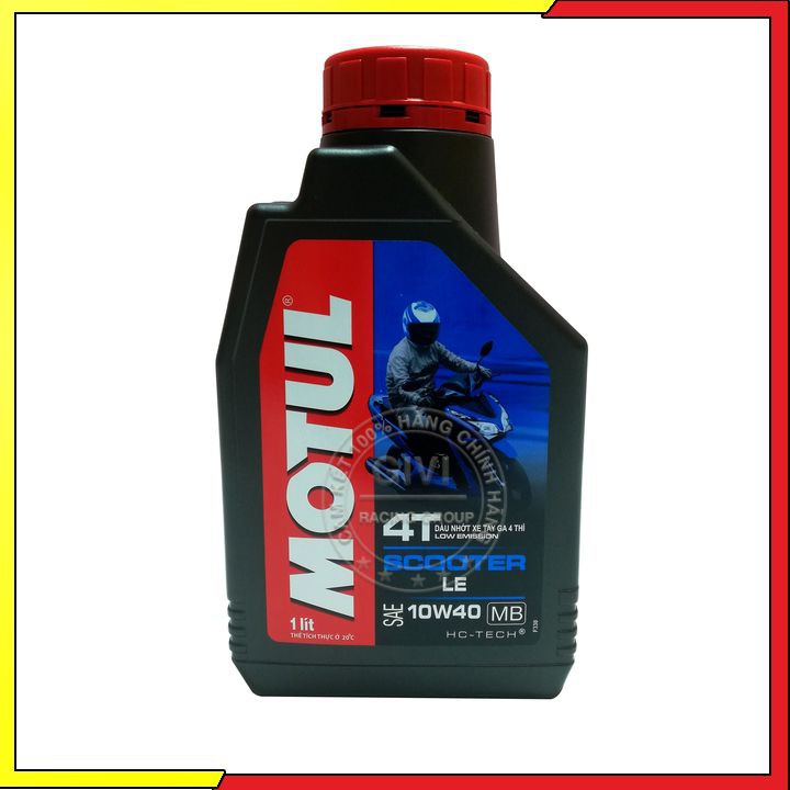 Nhớt Xe Máy Tay Ga Motul Scooter Le 10W40 800ml, 1L Cho Xe Ga - Chính Hãng