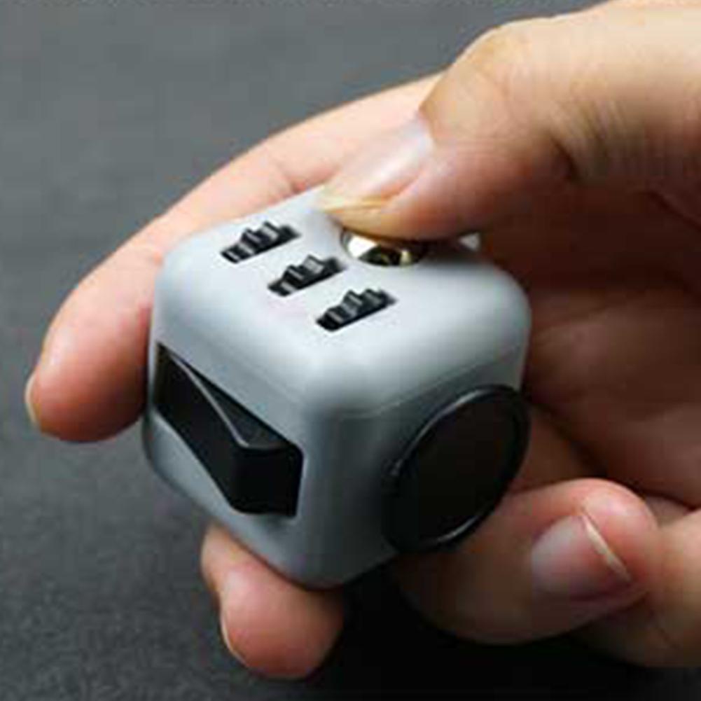 Đồ Chơi Fidget Cube Giảm Căng Thẳng I1F7 Màu Xám Và Đen