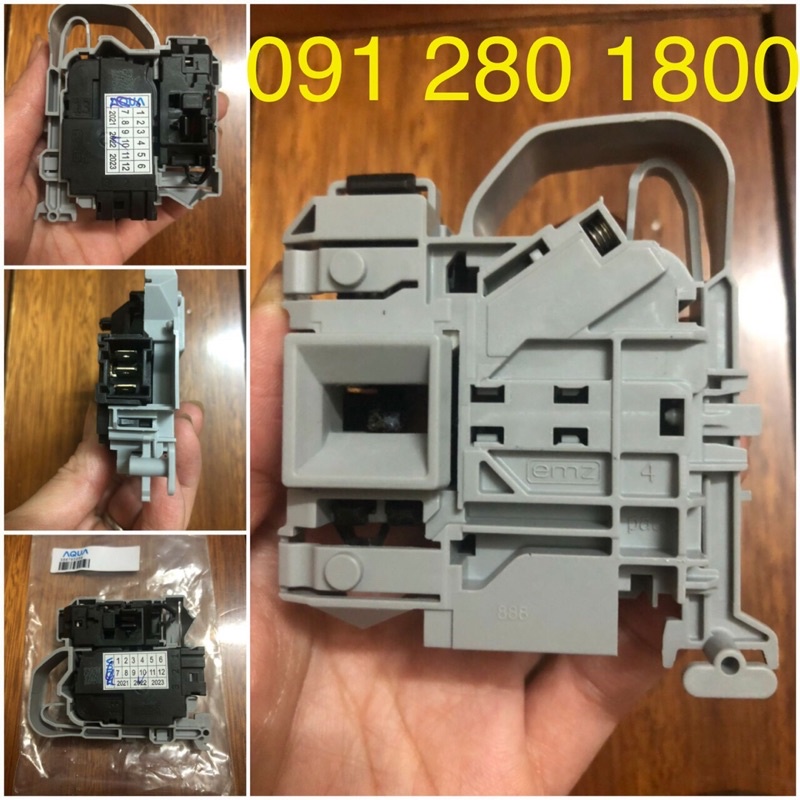 Công tắc khoá cửa máy giặt AQUA AQD-D850E chính hãng