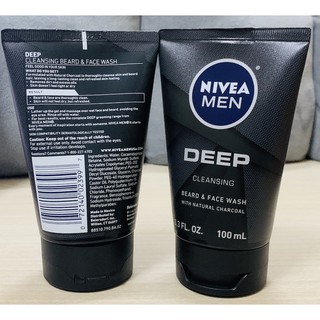 Sửa rửa mặt dành cho râu - NIVEA Men DEEP Cleansing Beard