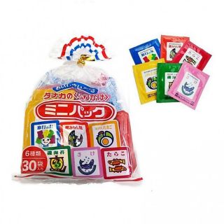 NHẬT BẢN] Gia vị rắc cơm 30 gói nhỏ 6 vị (75g)
