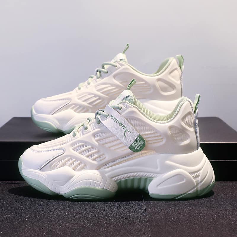 Giày Thể Thao Nữ 🍀Freeship🍀 Giày Tem Đế Sóng Phong Cách Ulzzang Trẻ Trung | BigBuy360 - bigbuy360.vn