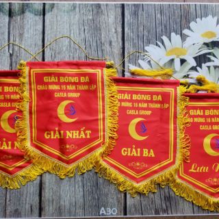 combo cờ và huy chương có in