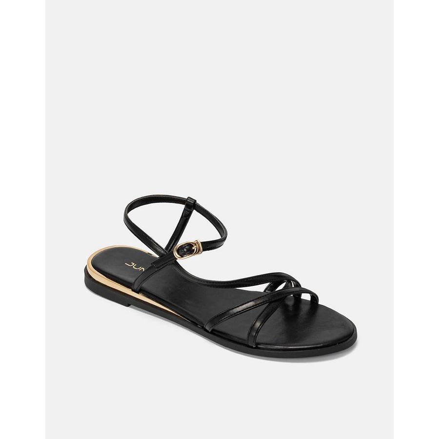 JUNO - Giày Sandal Mũi Tròn Quai Mảnh Bất Đối Xứng - SD03045