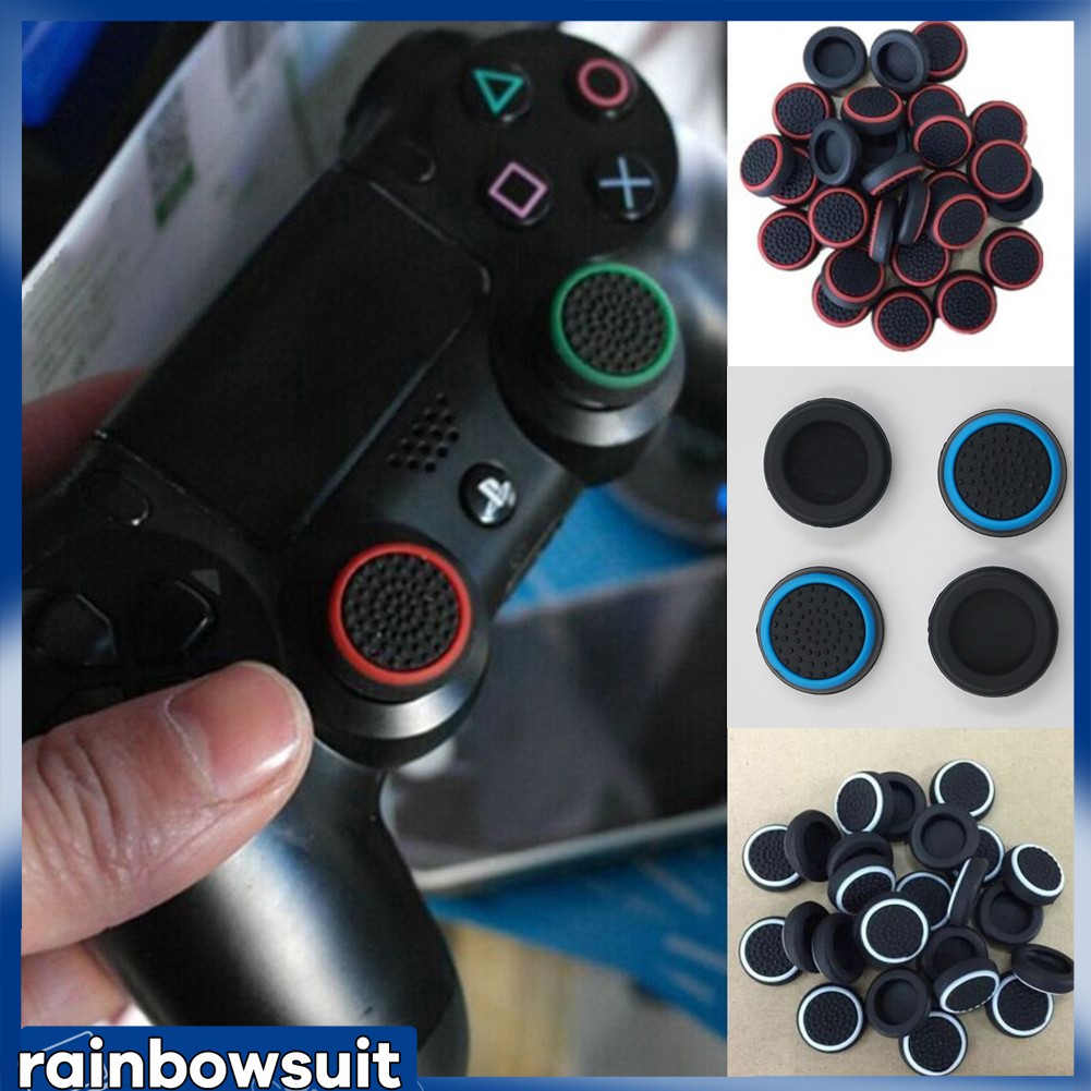 Bộ điều khiển 4 cái Ngón tay cái bằng silicone Stick Grip Nắp đậy cho PS3 PS4 XBOX ONE