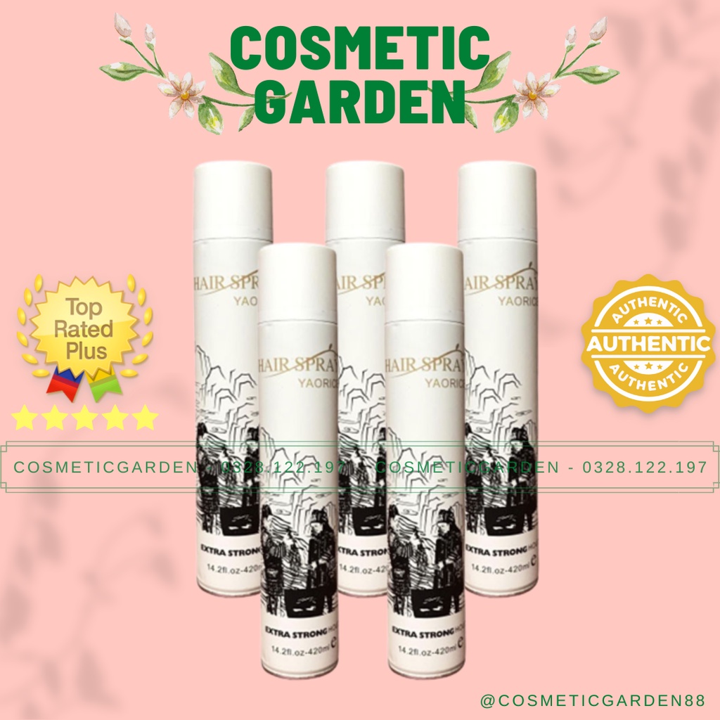 Gôm Xịt Tóc Extra White Giữ Nếp Hương Nước Hoa Nam, Keo Xịt Tóc Dung Tích 420ml N01