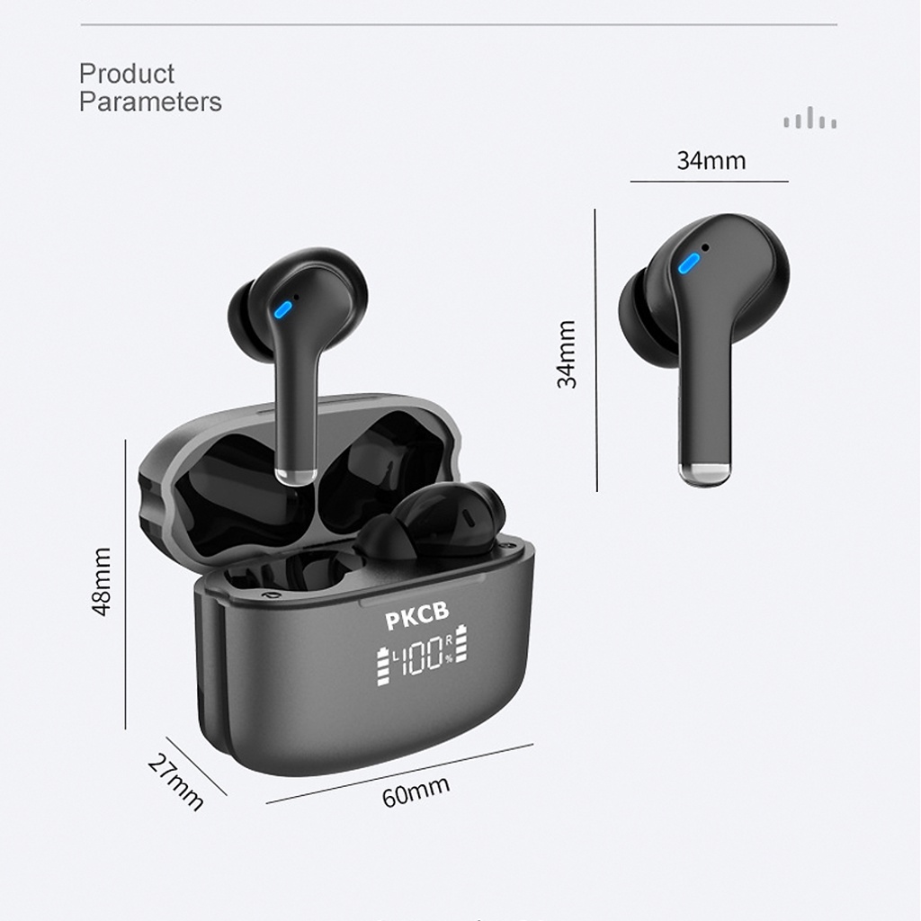 Tai nghe bluetooth nhét tai chống ồn cao cấp V5.1 chính hãng dùng cho iPhone Samsung OPPO VIVO HUAWEI XIAOMI