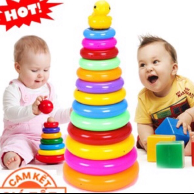 Tháp Xếp Chồng Size Lớn 13 Vòng
