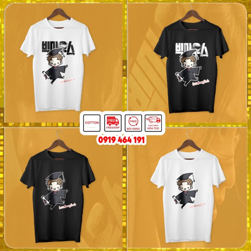 Áo thun Lee Jong suk , áo thun big mouth, big mouse, phong cách hàn quốc, nam nữ unisex, vải mịn mát