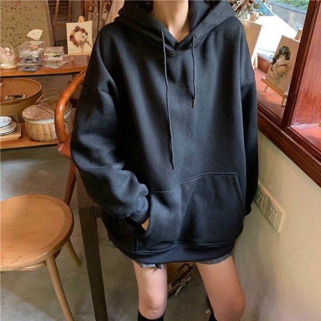 Áo khoác hoodie nón nỉ ngoại dày dặn full màu