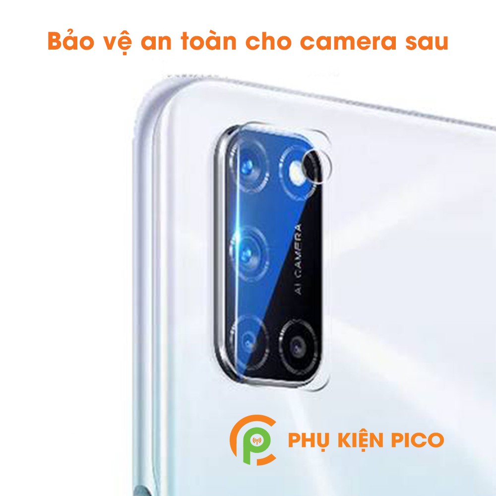 Kính cường lực camera Oppo A52 trong suốt bảo vệ full cụm camera sau - Dán camera Oppo A52