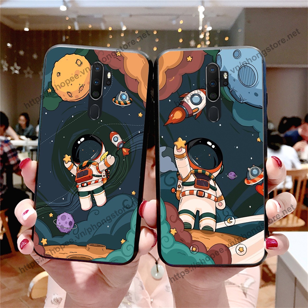 Ốp lưng Oppo A5 2020 / A9 2020 vũ trụ phi hành gia cực hot siêu cute-rẻ-bền