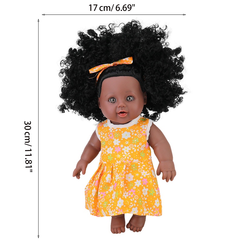 Giường Ngủ Màu Đen Hình Búp Bê Châu Phi Độc Đáo Cho Bé Gái