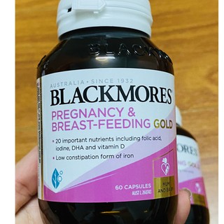 VITAMIN CHO BÀ BẦU BLACKMORES PREGNANCY & BREASTFEEDING GOLD( 60 VIÊN)