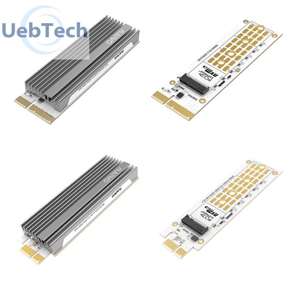 Thẻ chuyển đổi mở rộng ổ cứng Uebtech MAIWO PCIE sang M.2 NVME cho 2230/2242 SSD | BigBuy360 - bigbuy360.vn