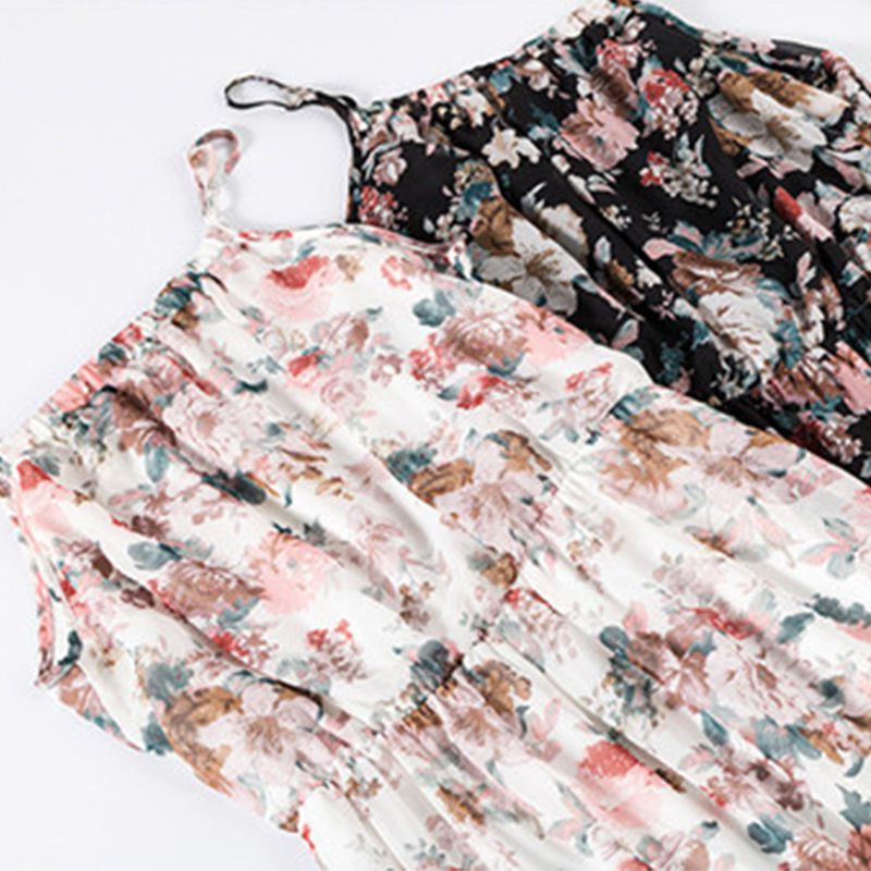 Đầm maxi hoa hai dây quyến rũ cho nữ | BigBuy360 - bigbuy360.vn