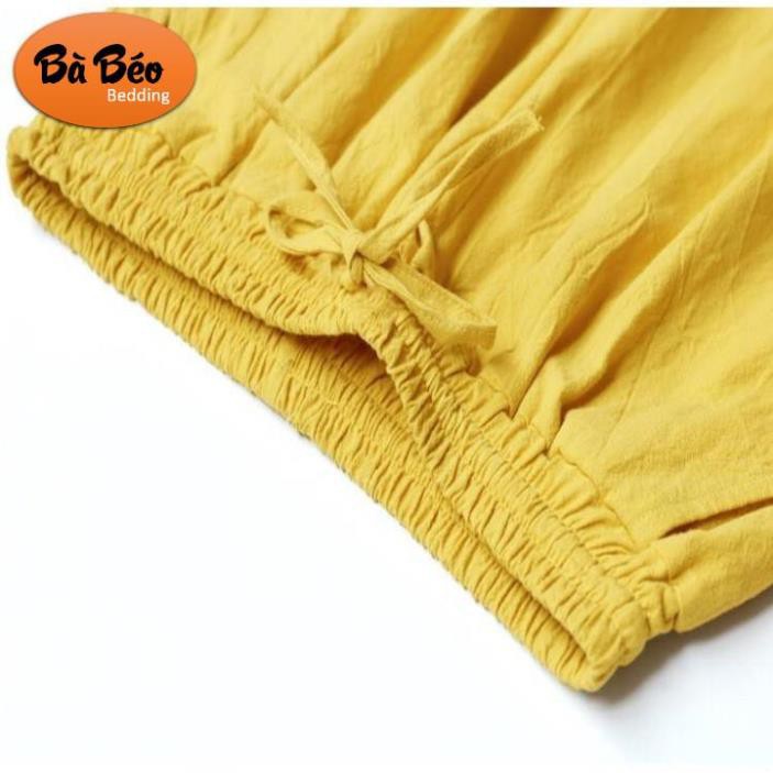 [Bigsize M-3XL] Quần đũi baggy nữ size lớn vải cực đẹp mát mềm (quần bagy, Quần Đũi, Chất Liệu Đũi, Quần Ngố Nữ) | BigBuy360 - bigbuy360.vn