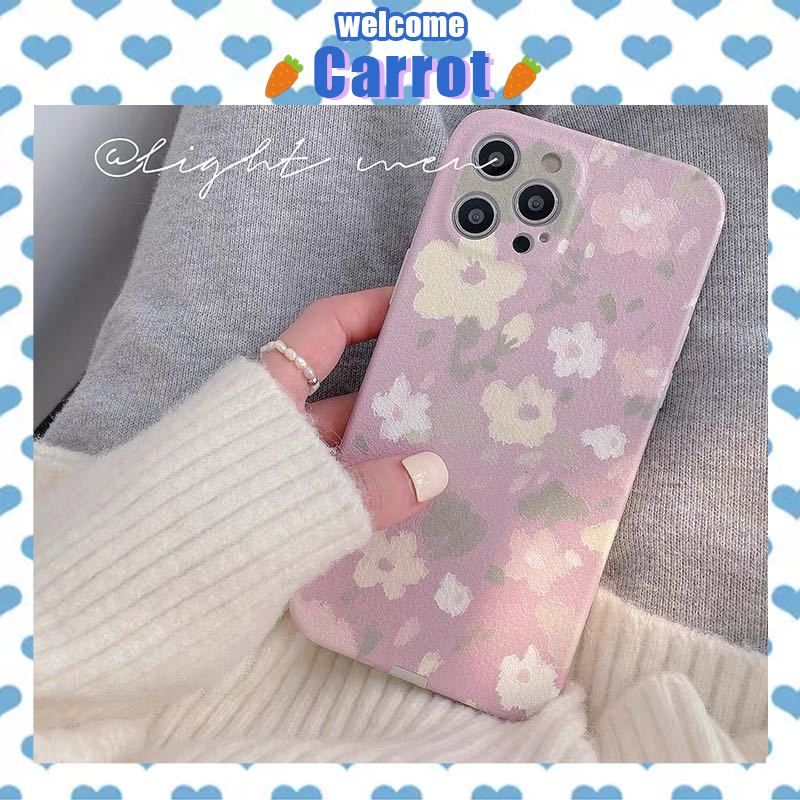 Small purple flower mobile phone case iPhone 7/7p/8/8p/x/xs/xsmax/xr/11/12/mini/pro/promax