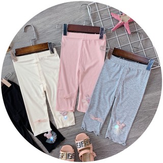 Quần legging thun tăm cho bé gái