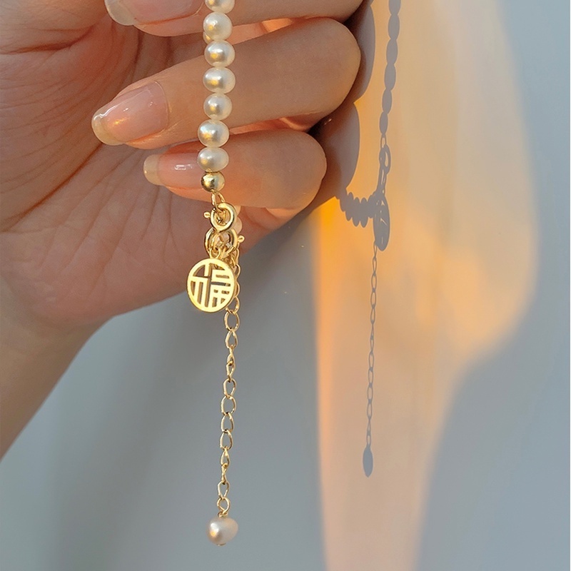 Vòng Tay Xâu Hạt May Mắn Phong Cách Trung Hoa Cổ Điển | BigBuy360 - bigbuy360.vn