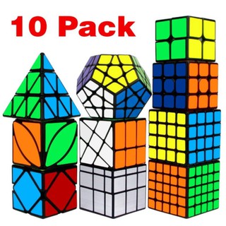 🔥Hot🔥 Trọn Bộ Rubik Đồ Chơi Thông Minh. Rubic Xếp Hình MoYu 2x2 3x3 4x4 5x5 Tam Giác 12 Mặt
