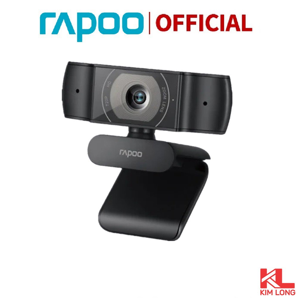 Webcam Rapoo C200 HD 720P - Hàng chính hãng