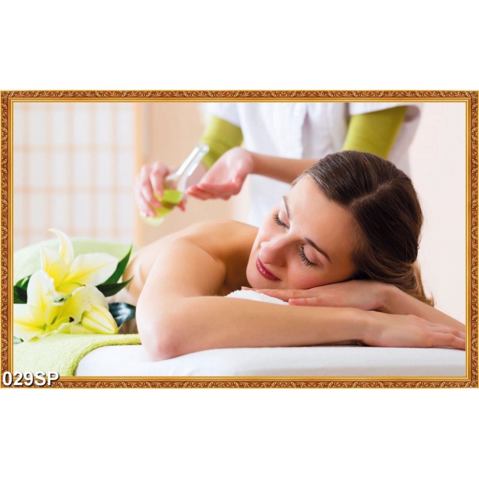 TRANH DÁN TƯỜNG 3D SPA SP29 - TRANH NAIL - PHUN XĂM - SALON TÓC - NỐI MI - YAN SHOP