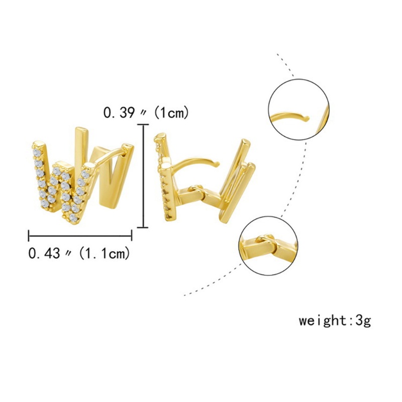 Youyo Bông Tai Mạ Đồng Đính Đá Zircon Đầu Tiên Không Gây Dị Ứng Cho Nữ