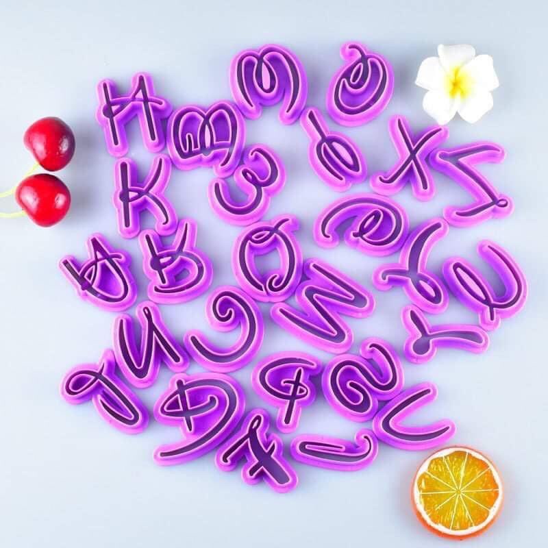 Bộ nhấn chữ Font Disney (4cm)