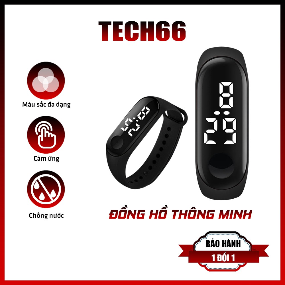 Đồng hồ thông minh thể thao nhiều màu unisex cho người lớn và trẻ em