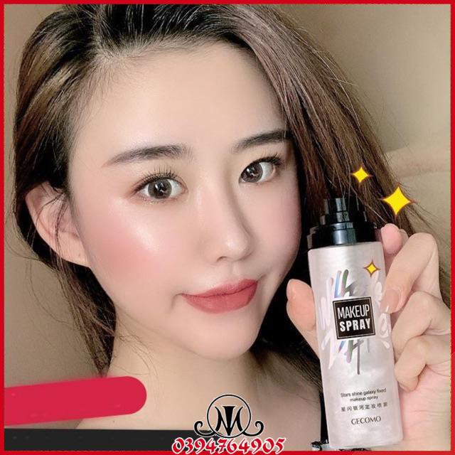 Xịt nhũ cố định lớp trang điểm Gecomo Star Shine Galaxy Spray bản dupe của Mac Fix+ Shimmer MO23 | BigBuy360 - bigbuy360.vn