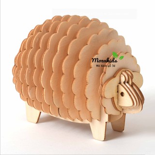 Đồ chơi lắp ráp gỗ 3D Mô hình Con Cừu Sheep