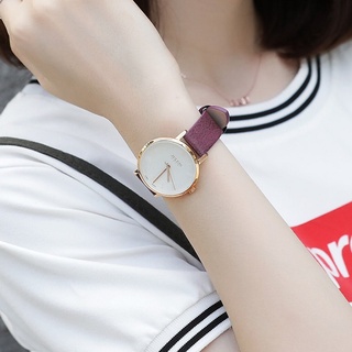 Đồng hồ nữ dây da Julius Hàn Quốc Ja-953