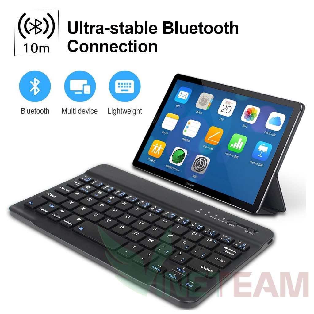 Bàn phím không dây Bluetooth mini cho máy tính bảng ,Laptop có thể sạc lại -dc4281 | WebRaoVat - webraovat.net.vn