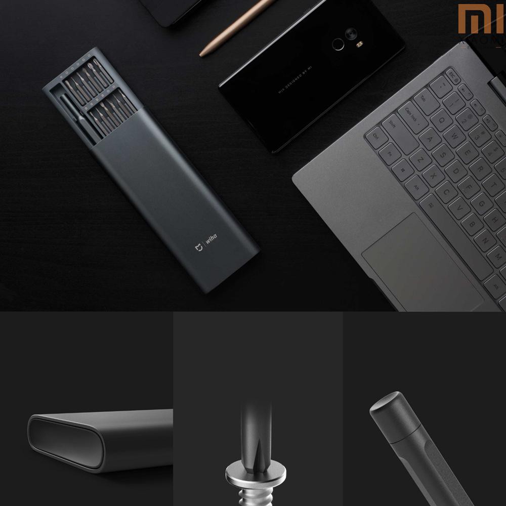 S☆S Xiaomi MiJia wiha Professional Precision Multi-Tool Magnetic Screwdriver Set Repair Kit with Alloy Case PH000/00/0/1