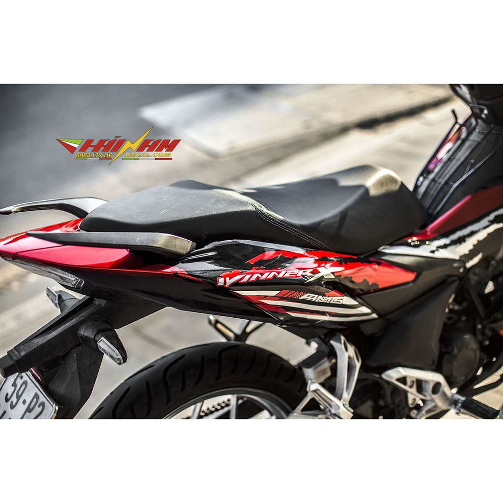 Tem Trùm WInner X Đỏ Đen Bạc KTM