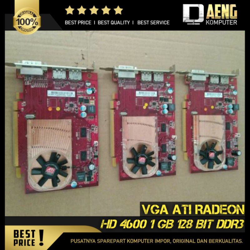 Cáp Vga Ati Radeon Hd 4600 Series 1 Gb 128 Bit Ddr3