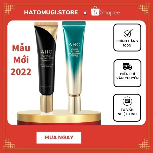 (Auth 100%) Kem mắt AHC Youth Lasting Real Eye Cream - Fullsize (30ml) &amp; Minisize (12ml)