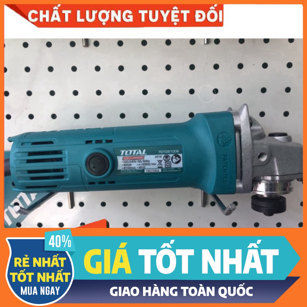 Máy Mài Góc 800W TOTAL TG1081006 -100mm [bảo hành chính hãng]