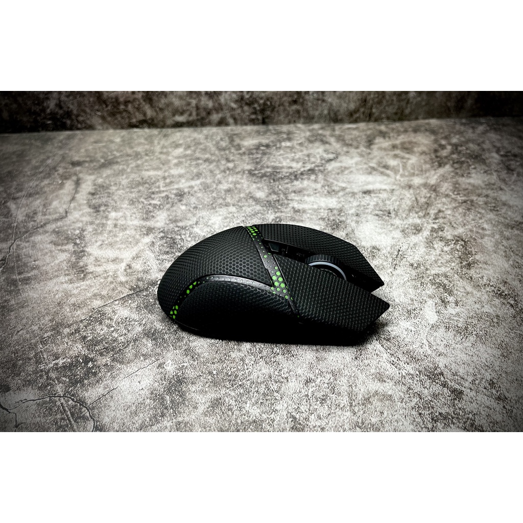 Miếng dán 3M vân nổi Black matrix - Dán chuột Razer Basilisk