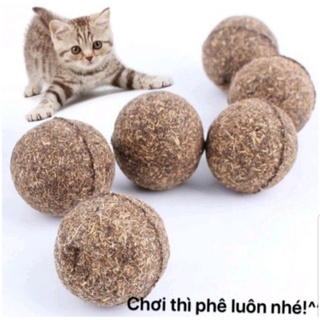 Đồ chơi bóng cỏ bạc hà catnip cho mèo