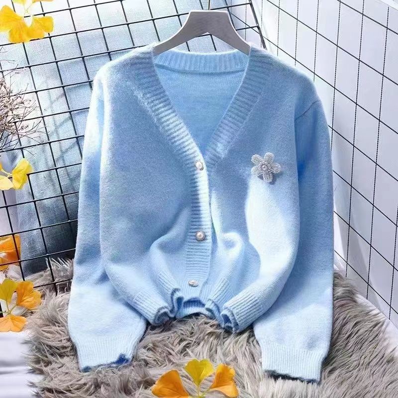 Áo Khoác cardigan Dệt Kim Dáng Rộng Thời Trang Mùa Xuân Hàn Quốc Mới Dành Cho Nữ