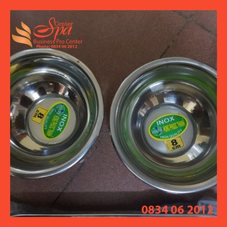 Bát inox đựng mặt nạ đường kính 8 cm dùng trong spa y tế -Chuyên thiết bị spa