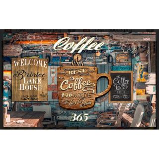 Tranh dán quán cafe, trà sữa, trà chanh