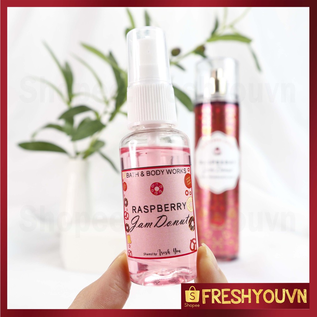 Raspberry Jam Donut - Xịt thơm toàn thân body mist Bath & Body Works khác  - Ngọt | BigBuy360 - bigbuy360.vn