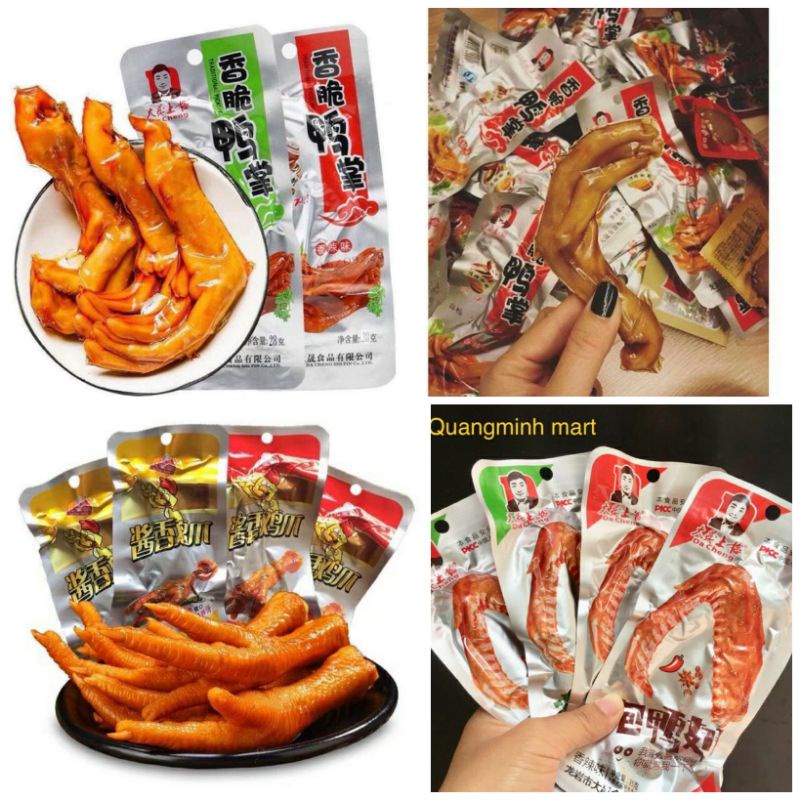 Chân vịt cay dacheng🍗 đồ ăn vặt Trung Quốc